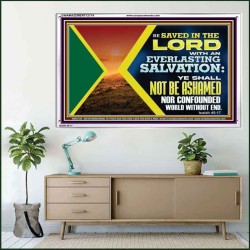 BE SAVED IN THE LORD WITH AN EVERLASTING SALVATION  Printable Bible Verse to Acrylic Frame  GWAMAZEMENT12174  "32X24"