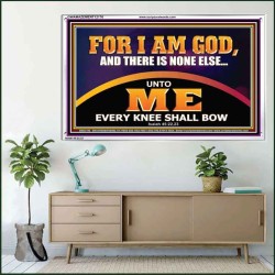 UNTO ME EVERY KNEE SHALL BOW  Scripture Wall Art  GWAMAZEMENT12176  "32X24"