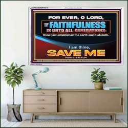 O LORD THOU HAST ESTABLISHED THE EARTH AND IT ABIDETH  Large Scriptural Wall Art  GWAMAZEMENT12178  "32X24"