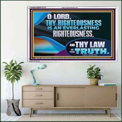 O LORD THY LAW IS THE TRUTH  Ultimate Inspirational Wall Art Picture  GWAMAZEMENT12179  "32X24"