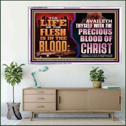 AVAILETH THYSELF WITH THE PRECIOUS BLOOD OF CHRIST  Children Room  GWAMAZEMENT12375  "32X24"