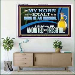 ANOINTED WITH FRESH OIL  Large Scripture Wall Art  GWAMAZEMENT12590  