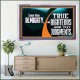 LORD GOD ALMIGHTY TRUE AND RIGHTEOUS ARE THY JUDGMENTS  Bible Verses Acrylic Frame  GWAMAZEMENT12703  