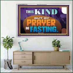 THIS KIND BUT BY PRAYER AND FASTING  Biblical Paintings  GWAMAZEMENT12727  "32X24"