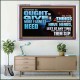 GIVE THE MORE EARNEST HEED  Contemporary Christian Wall Art Acrylic Frame  GWAMAZEMENT12728  