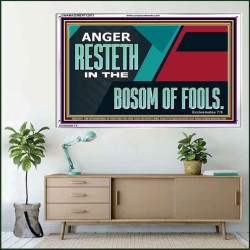 ANGER RESTETH IN THE BOSOM OF FOOLS  Scripture Art Prints  GWAMAZEMENT12973  "32X24"