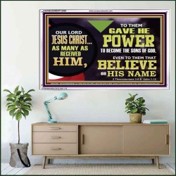 POWER TO BECOME THE SONS OF GOD  Eternal Power Picture  GWAMAZEMENT12989  "32X24"