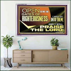 OPEN TO ME THE GATES OF RIGHTEOUSNESS  Children Room Décor  GWAMAZEMENT13036  "32X24"