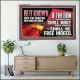 IF THE SON THEREFORE SHALL MAKE YOU FREE  Ultimate Inspirational Wall Art Acrylic Frame  GWAMAZEMENT13066  