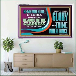 REJOICE IN GLADNESS  Bible Verses to Encourage Acrylic Frame  GWAMAZEMENT13125  "32X24"