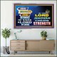 JEHOVAH OUR EVERLASTING STRENGTH  Church Acrylic Frame  GWAMAZEMENT9536  