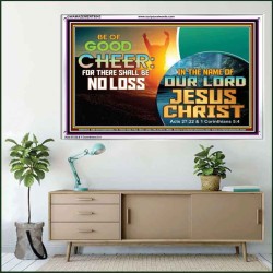 THERE SHALL BE NO LOSS  Righteous Living Christian Acrylic Frame  GWAMAZEMENT9543  "32X24"