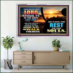 STAND YE IN THE WAYS OF JESUS CHRIST  Eternal Power Picture  GWAMAZEMENT9560  "32X24"
