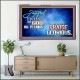 MAKE A JOYFUL NOISE UNTO TO OUR GOD JEHOVAH  Wall Art Acrylic Frame  GWAMAZEMENT9598  