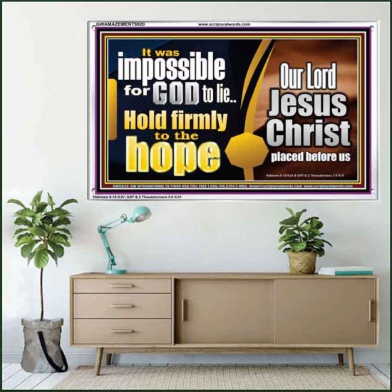 GOD NEVER LIE ONLY BELIEVE  Art & Wall Décor  GWAMAZEMENT9820  