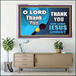 THANK YOU OUR LORD JESUS CHRIST  Custom Biblical Painting  GWAMAZEMENT9907  "32X24"