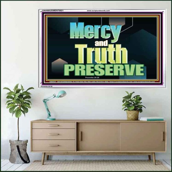 MERCY AND TRUTH PRESERVE  Christian Paintings  GWAMAZEMENT9921  