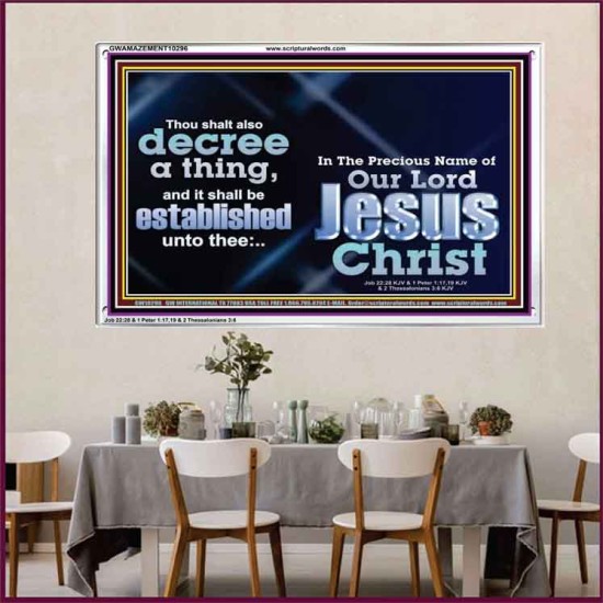 THE LIGHT SHALL SHINE UPON THY WAYS  Christian Quote Acrylic Frame  GWAMAZEMENT10296  