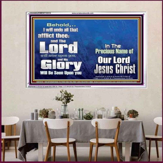 HIS GLORY SHALL BE SEEN UPON YOU  Custom Art and Wall Décor  GWAMAZEMENT10315  