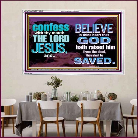 IN CHRIST JESUS IS ULTIMATE DELIVERANCE  Bible Verse for Home Acrylic Frame  GWAMAZEMENT10343  