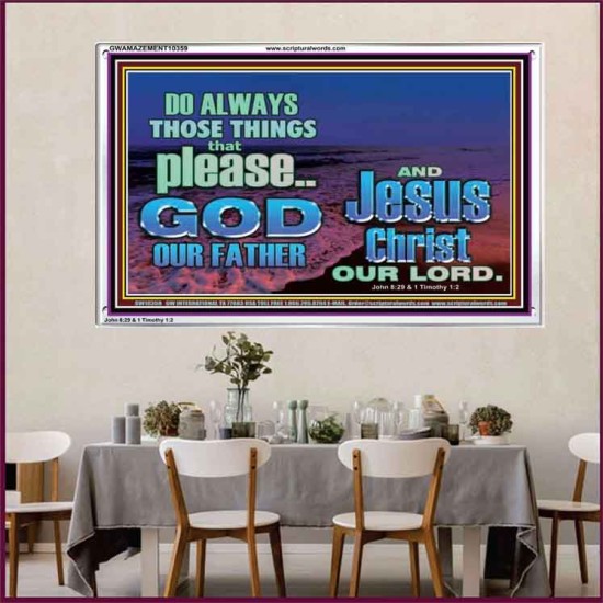 IT PAYS TO PLEASE THE LORD GOD ALMIGHTY  Church Picture  GWAMAZEMENT10359  