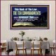 DO NOT IGNORE THE TEN COMMANDMENTS  Unique Power Bible Acrylic Frame  GWAMAZEMENT10373  