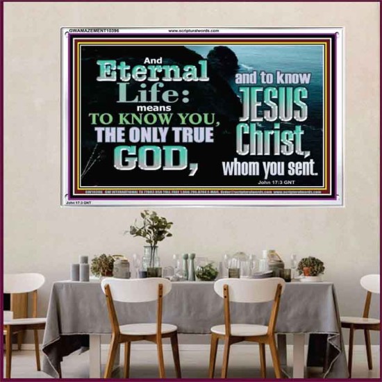 ETERNAL LIFE ONLY THROUGH CHRIST JESUS  Children Room  GWAMAZEMENT10396  