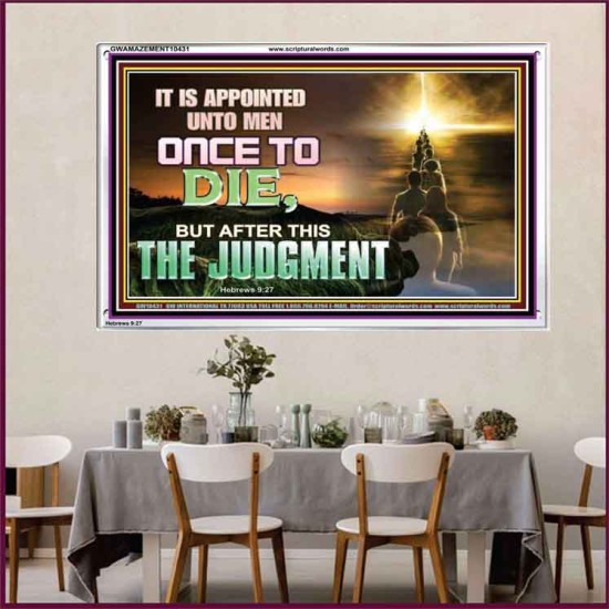 AFTER DEATH IS JUDGEMENT  Bible Verses Art Prints  GWAMAZEMENT10431  