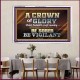 CROWN OF GLORY FOR OVERCOMERS  Scriptures Décor Wall Art  GWAMAZEMENT10440  