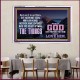 WHAT THE LORD GOD HAS PREPARE FOR THOSE WHO LOVE HIM  Scripture Acrylic Frame Signs  GWAMAZEMENT10453  