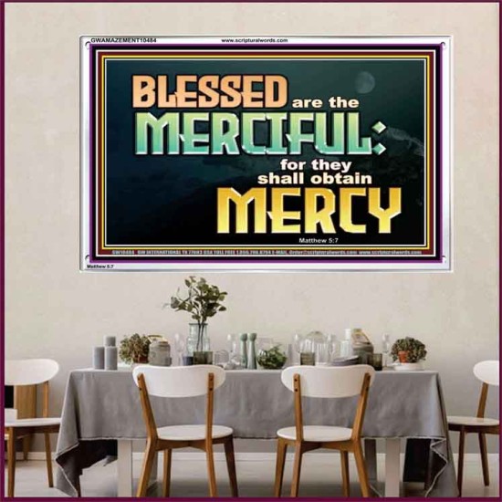 THE MERCIFUL SHALL OBTAIN MERCY  Religious Art  GWAMAZEMENT10484  