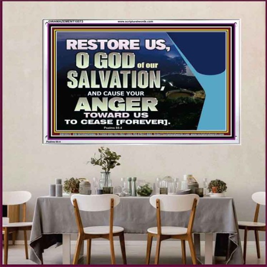 GOD OF OUR SALVATION  Scripture Wall Art  GWAMAZEMENT10573  