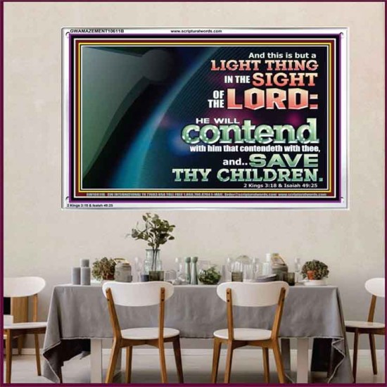 LIGHT THING IN THE SIGHT OF THE LORD  Unique Scriptural ArtWork  GWAMAZEMENT10611B  