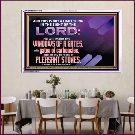 I WILL MAKE THY BORDERS OF PLEASANT STONES  Custom Modern Wall Art  GWAMAZEMENT10612  