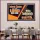 JEHOVAH SHALOM IS THE LORD OUR GOD  Ultimate Inspirational Wall Art Acrylic Frame  GWAMAZEMENT10662  