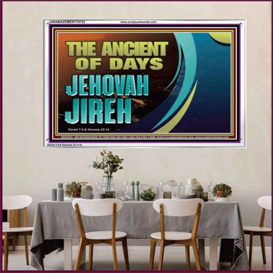 THE ANCIENT OF DAYS JEHOVAH JIREH  Scriptural Décor  GWAMAZEMENT10732  