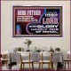 ABBA FATHER SHALL SCATTER ALL OUR ENEMIES AND WE SHALL REJOICE IN THE LORD  Bible Verses Acrylic Frame  GWAMAZEMENT10740  