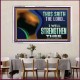 THUS SAITH THE LORD I WILL STRENGTHEN THEE  Bible Scriptures on Love Acrylic Frame  GWAMAZEMENT12078  