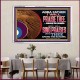 ABBA FATHER I WILL PRAISE THEE AMONG THE PEOPLE  Contemporary Christian Art Acrylic Frame  GWAMAZEMENT12083  