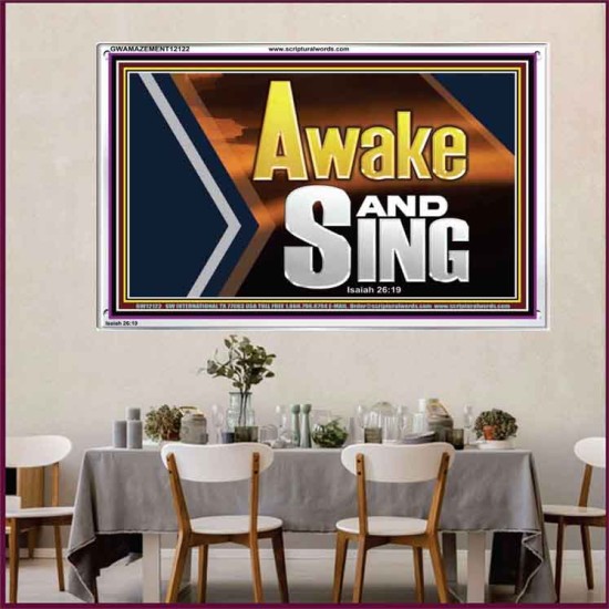 AWAKE AND SING  Affordable Wall Art  GWAMAZEMENT12122  