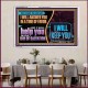 I WILL ANSWER YOU IN A TIME OF FAVOUR  Unique Bible Verse Acrylic Frame  GWAMAZEMENT12143  