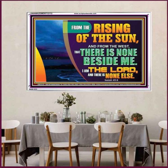 I AM THE LORD THERE IS NONE ELSE  Printable Bible Verses to Acrylic Frame  GWAMAZEMENT12172  