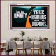 LORD GOD ALMIGHTY TRUE AND RIGHTEOUS ARE THY JUDGMENTS  Bible Verses Acrylic Frame  GWAMAZEMENT12703  