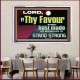 THY FAVOUR HAST MADE MY MOUNTAIN TO STAND STRONG  Modern Christian Wall Décor Acrylic Frame  GWAMAZEMENT12960  