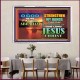 STRENGTHEN MY HANDS THIS DAY O GOD  Ultimate Inspirational Wall Art Acrylic Frame  GWAMAZEMENT9548  