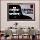 FERVENT IN SPIRIT SERVING THE LORD  Custom Art and Wall Décor  GWAMAZEMENT9908  