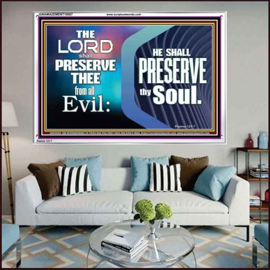 THY SOUL IS PRESERVED FROM ALL EVIL  Wall Décor  GWAMAZEMENT10087  
