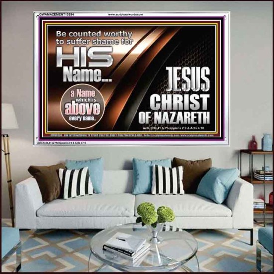 BE COUNTED WORTHY OF THE LORD  Décor Art Works  GWAMAZEMENT10294  