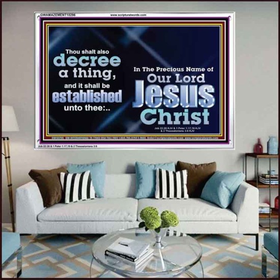 THE LIGHT SHALL SHINE UPON THY WAYS  Christian Quote Acrylic Frame  GWAMAZEMENT10296  