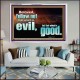 FOLLOW NOT WHICH IS EVIL  Custom Christian Artwork Acrylic Frame  GWAMAZEMENT10309  